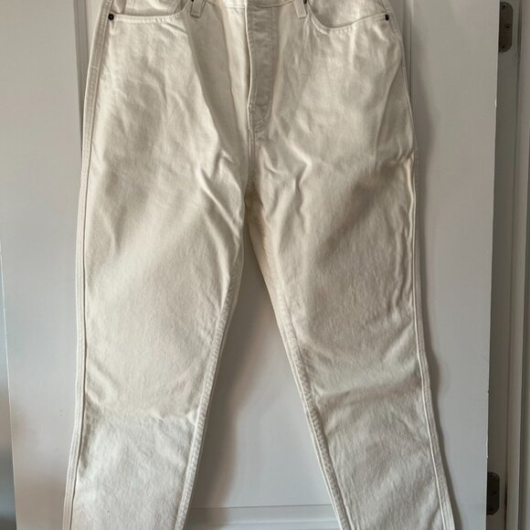 Sezane Denim "Brut Sexy" Ecru - Size 31 *NEVER WORN* - Picture 2 of 4
